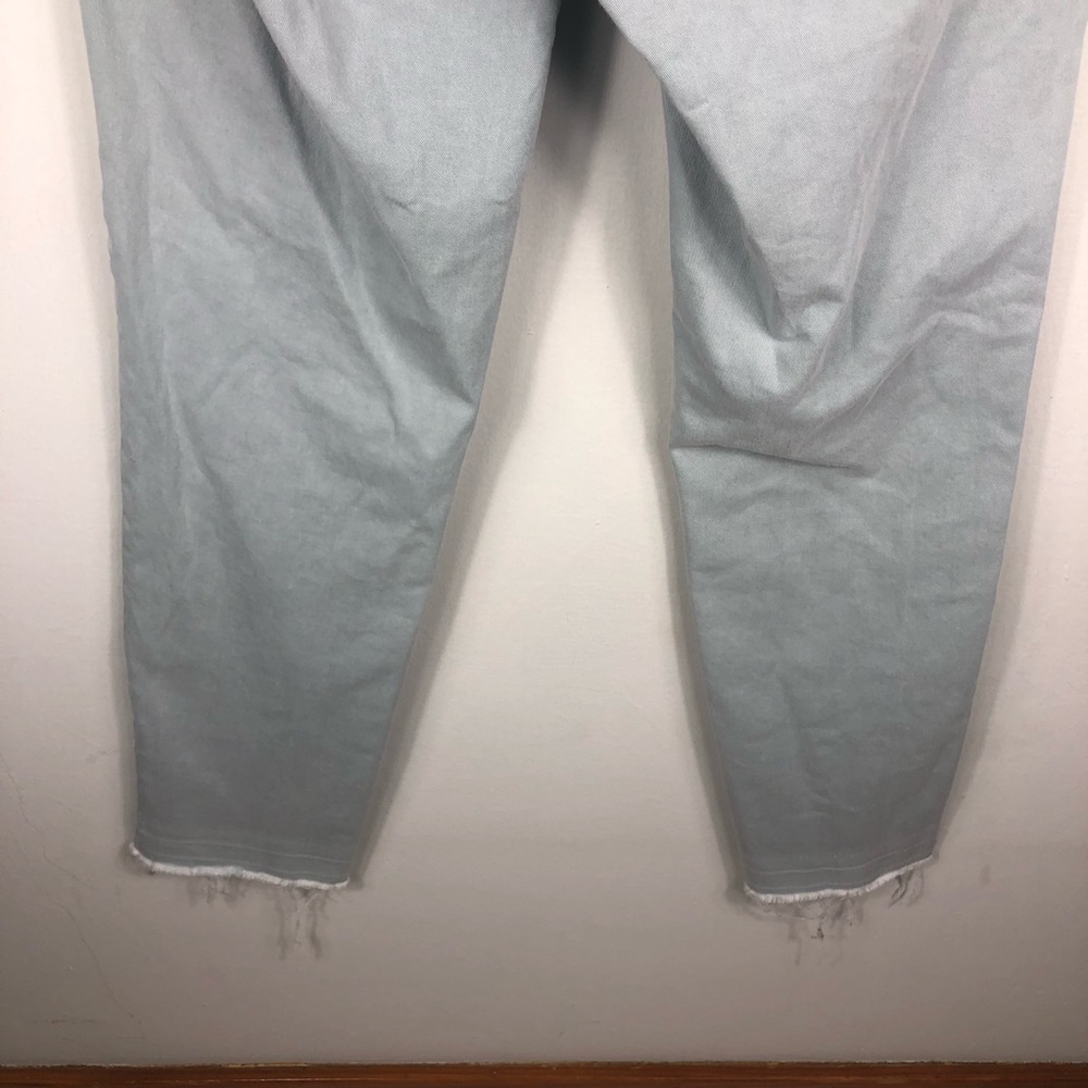Loft light green raw hem skinny jean I2 - Picture 3 of 8